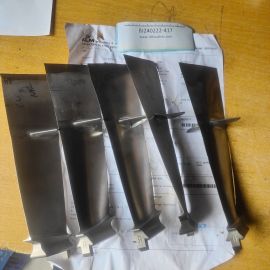 5PCS BLADE-STG 1 CPRSR RTR K024G02:07482 Scrapped aircraft parts