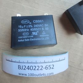 310PCS CBB61 SaiFu 16 F士5% 240VAC SH 50/60Hz Small motor starts running capacitor