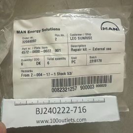 Man Ship External sealing Rings for control valve 4572-0600-0022 901