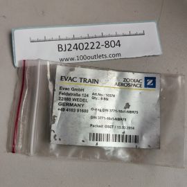 8 pieces EVAC train vacuum system O‑ring seals, No. 10378