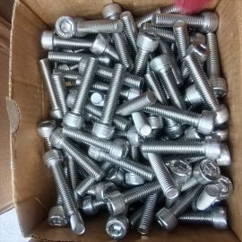 100pcs BOSSARD 1032852 BN 610 M8×35 DIN 912 A2 Stainless Steel Internal Hexagonal Cylinder Head cap Screws fully threaded $0.25/pc