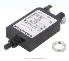 SCHURTER 4411.0076 T13-212 20A Circuit Breaker New spare