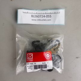 Pack of 10 RS PRO Nylon Snap 6.4mm 13.4 mm ID 291-622 $0.36/pc Made in UK