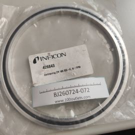INFICON 426843 DN160 ISO-K Centering Ring, Al/FPM (Viton O-Ring)