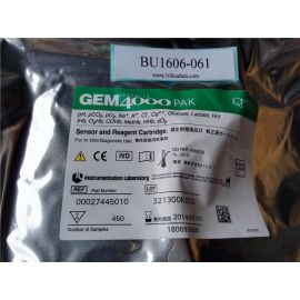 Instrumentation Laboratory GEM4000 PAK 00027445010 sensor and reagent catridge
