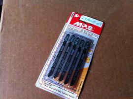 MPS 3106-5 Jig Saw Blades  5pcs For Hardwood, Softwood, Plastics