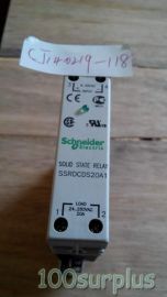 Schneider SSRDCDS20A1 Solid State Relay Din Mount 280VAC 20A