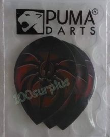 PUMA DARTS DA10144 Longlife - red and black mask dart flight 3pcs/box