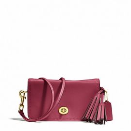PENNY SHOULDER PURSE IN LEATHER  COACH F19914