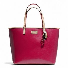 COACH F25028 PARK METRO PATENT TOTE