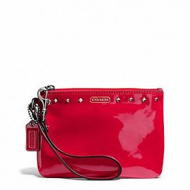 STUDDED LIQUID GLOSS SMALL WRISTLET (COACH F50729)