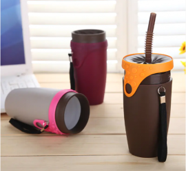 Spin Cup Brown/Grey/Burgundy