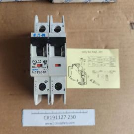 Eaton FAZ-C3/2-NA 2 Pole Circuit Breaker Parker 90012087
