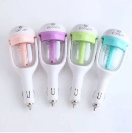 nanum Car Humidifier Air Purifier Aroma Diffuser Essential oil diffuser Aromatherapy Mist Maker Fogger Pink 