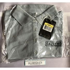 Nike Womens Drifit UV Tech Polo Golf 617878-017 GREY S/M DairyMont Professional LOGO