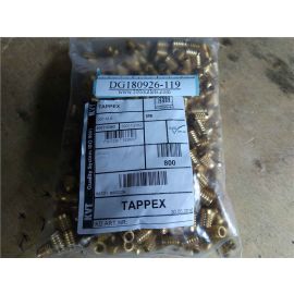 800 pcs Tappex 001M6 Alloy threaded parts