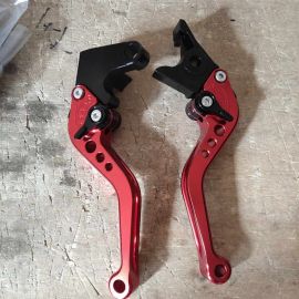 Y688-F21 Short Brake Clutch Levers For Yamaha YZF R1 1999-2001 Red/Black/Purple