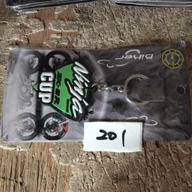 "Ninja ZX-6R" logo Key Buckle for Motorcycle