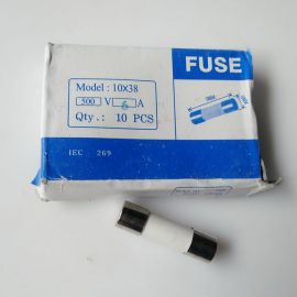 10pack FUSE 10X38 500V 6A