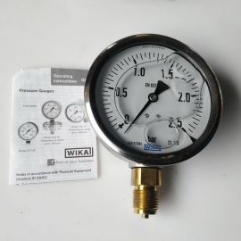 WIKA 213.53.100 Pressure Gauge 2.5bar