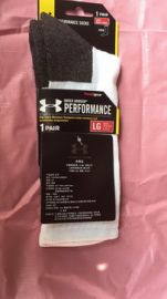 UNDER ARMOUR UA heatgear Mens Socks UA406 L WHITE