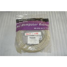 BLACKBOX  DB9 Extension Cables with EMI/RFI Hoods Male/Female for EGA connectivity 25ft 7.6m