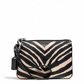 ZEBRA PRINT SMALL WRISTLET (COACH F51099)