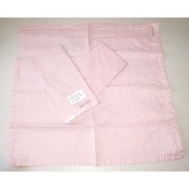 H&M 45*45cm Napkin Light Pink Stone Washed Pure Linen TableCloth