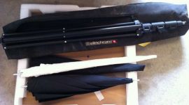 elinchrom Lighting Stand with Umbrella Deep 1*Black and 1*Translucent