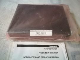 Honeywell HAT2104 4 Channel Video Text Inserter HAT2100 Series