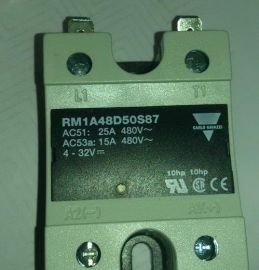 Carlo Gavazzi RM1A48D50 RM1A48D50S87 Solid State Relay 480VAC 4-32VDC Control