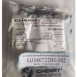 100 * B/E Aerospace Consumables Mana Cherry Aerospace CR3252-5-06 BACR15FP5E6R CR MAX RIVET