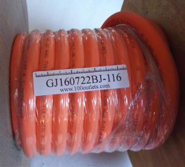 Alpha Wire SF61112CY OR001 8 Conductor Multi-Conductor Cable Orange 12 AWG Foil 25FT