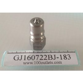 NITTO KOHKI SP/SP-A/SP-V CUPLA STAINLESS VACUUM SHUT-OFF VALVES FEMALE 2P 1/2" Male