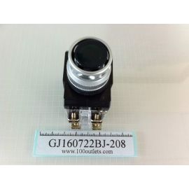HANYOUNG PUSH BUTTON LAMP SWITCH CR-254-2 220VAC 6.3V 150mA GREEN