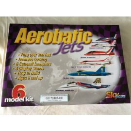 Aerobatic 6 Jets Model Airplanes Sky Racers Model kit launchers display age 6+ AG9300