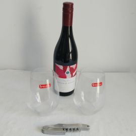 2010 Leeuwin Estate Margaret River Shiraz Art Series 750ml Wine & 2 SPIEGELAU Glass Cups