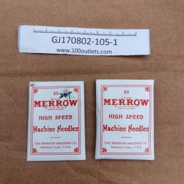 25/Pack MERROW Sewing Needles HIGH SPEED 4SDT GB 100/4