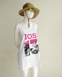 IOS-Greece cultural shirt Sumer Singlet Show Waist T-shirt