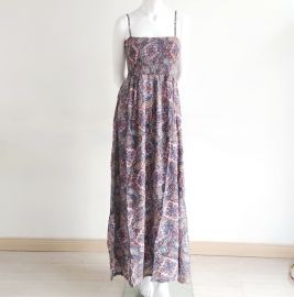 Forever21 halter top and long dress Pink/Blue S M L