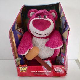 Talking Lotso Bear - Disney Toy Story 3 - Medium - 12'' Left Foot Marked Disney store label