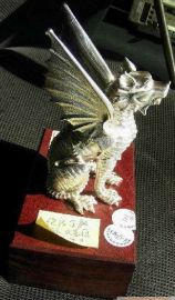 Griffin style Sculptured decoration Monodramon by silversmith Grant Macdonald ONLY ONE