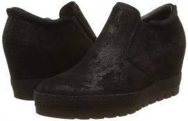 EU35.5 US5.5 Gabor loafers black Matt-Blinking Short Boots 52.670.97