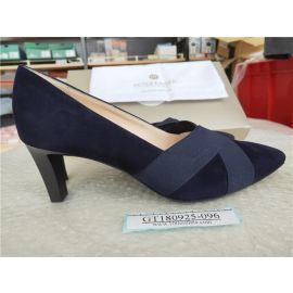 PETER KAISER 68529/104 Malana Navy Suede Medium Heel Pumps EU38 US7.5