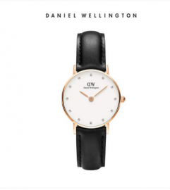 Daniel Wellington Women's 0902DW Classy York Swarovski Crystal-Accented Watch ROSE GOLD 26MM