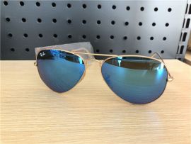 Ray-Ban Aviator Flash lens sunglasses RB3025 Blue Flash