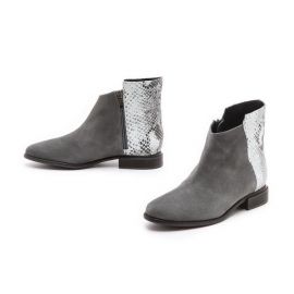 EU37 PLOMO Pia Flat Bootie Grey 1.012.016