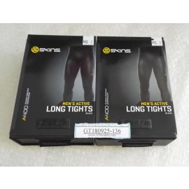 Skins Men's A400 Compression Long Tights Black/Gold MS
