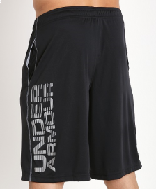 Under Armour 1274466-001 HeatGear Tech Performance 10 Inch Graphic Short M Black
