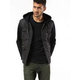 DIESEL Men's Black S-nilh Jacket XL 00SSVQ-0LAMO-900